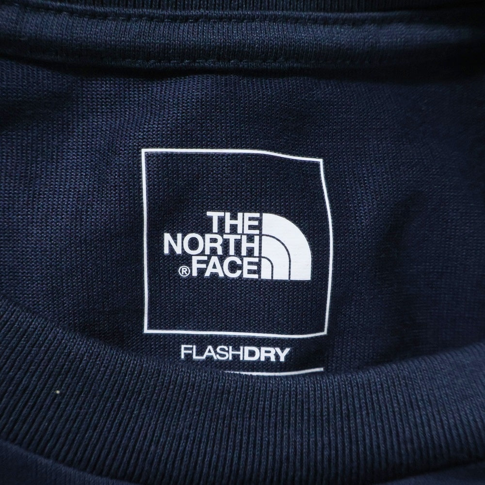 THE NORTH FACE(ザノースフェイス) S/S Entrance Permission Tee エントランス パーミッション プリント クルーネック 半袖Tシャツ カットソー ネイビー NT82539