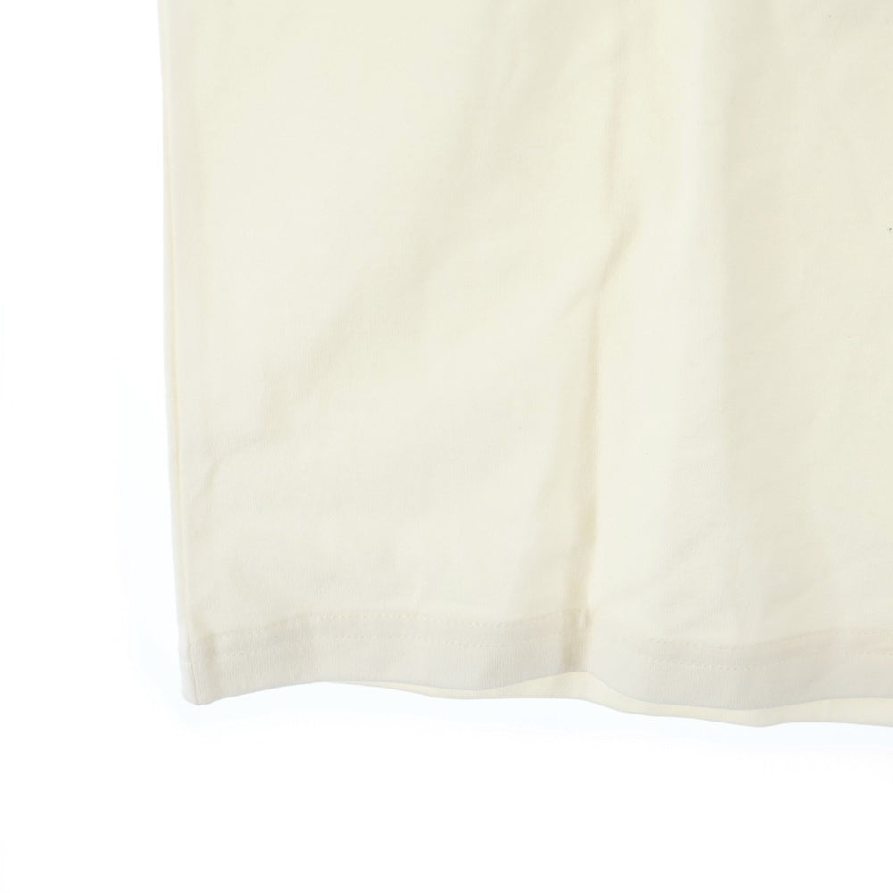 THE NORTH FACE(ザノースフェイス) CR Message Tee グラフィックプリント クルーネック 半袖Tシャツ カットソー アイボリー NTM32401