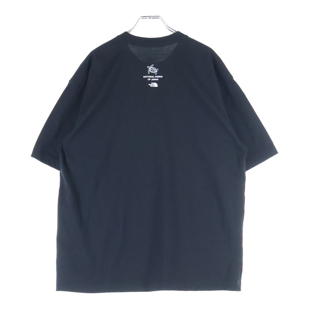 THE NORTH FACE(ザノースフェイス) S/S National Parks Tee ナショナルパークス プリント クルーネック 半袖Tシャツ カットソー ブラック NT32516R