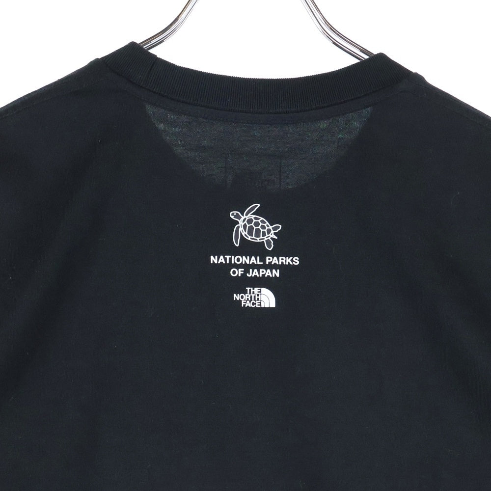 THE NORTH FACE(ザノースフェイス) S/S National Parks Tee ナショナルパークス プリント クルーネック 半袖Tシャツ カットソー ブラック NT32516R