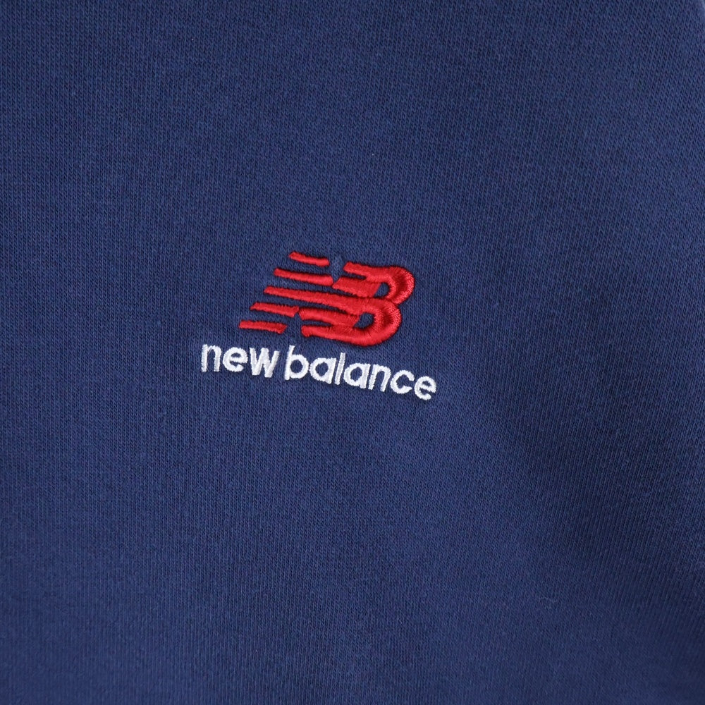 New Balance(ニューバランス) ロゴ刺繍 クルーネック スウェット トレーナー ネイビー F2203KAH962