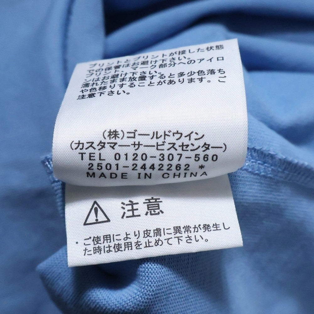 THE NORTH FACE(ザノースフェイス) S/S National Parks Tee ナショナルパークス プリント クルーネック 半袖Tシャツ カットソー ブルー NT32516R