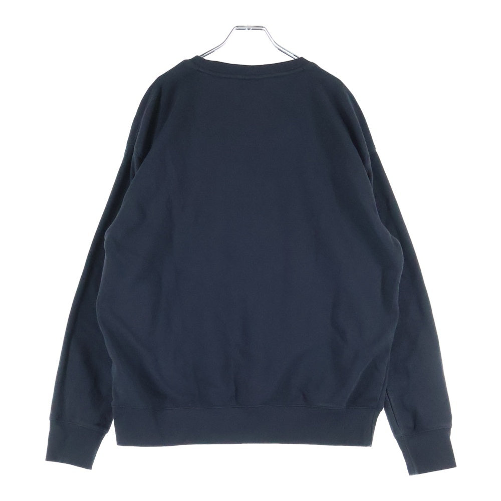 New Balance(ニューバランス) ロゴ刺繍 クルーネック スウェット トレーナー ブラック S2309KAH962