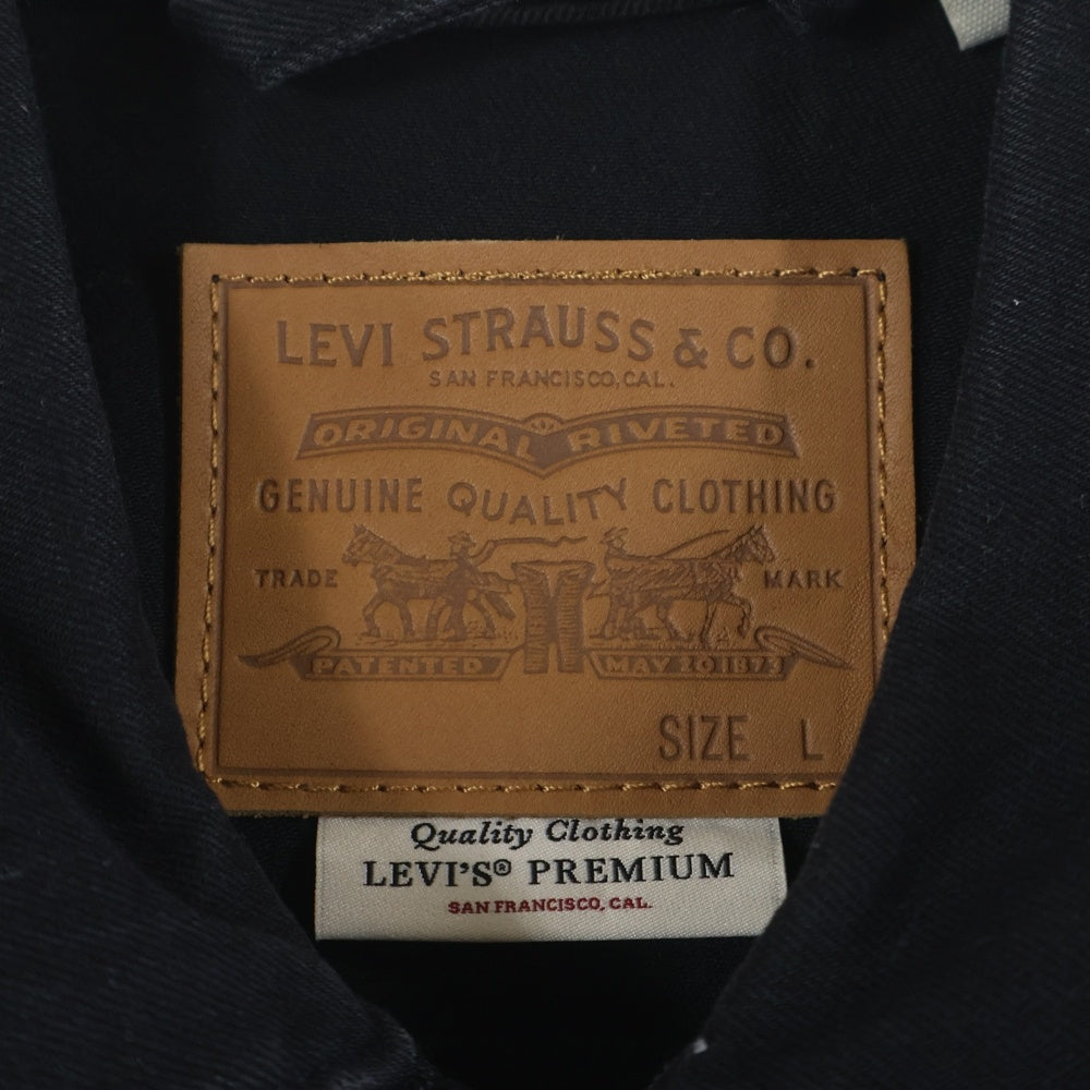 Levi's premium(リーバイスプレミアム) DENIM TRUCKER JACKET デニム トラッカージャケット ブラック PC9-72334-0403