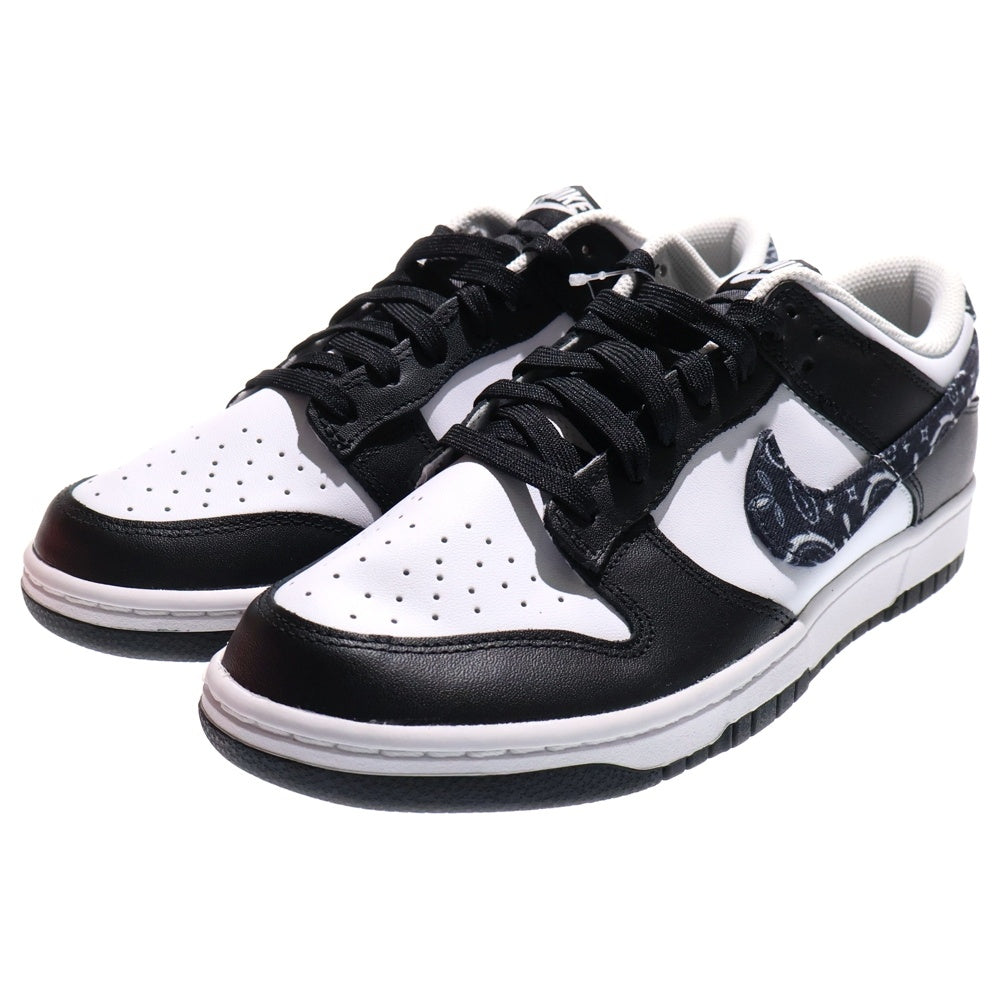 NIKE(ナイキ) WMNS DUNK LOW BLACK PAISLEY ウィメンズ ダンク ロー ブラックペイズリー ローカットスニーカー ブラック/ホワイト US10.5/27.5cm DH4401-100 レディース