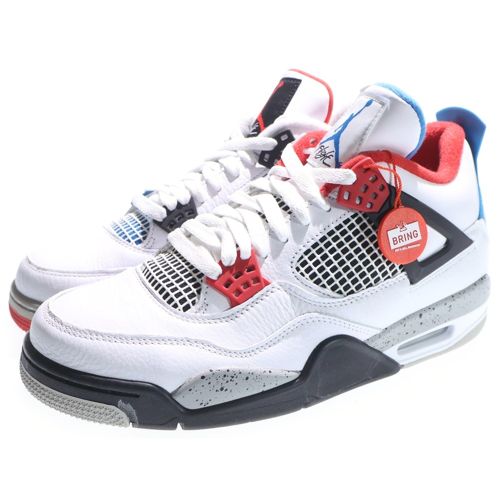 NIKE(ナイキ) AIR JORDAN 4 RETRO SE WHAT THE 4 エアジョーダン4 レトロ ワット ザ 4 ハイカットスニーカー ホワイト US9/27cm CI1184-146