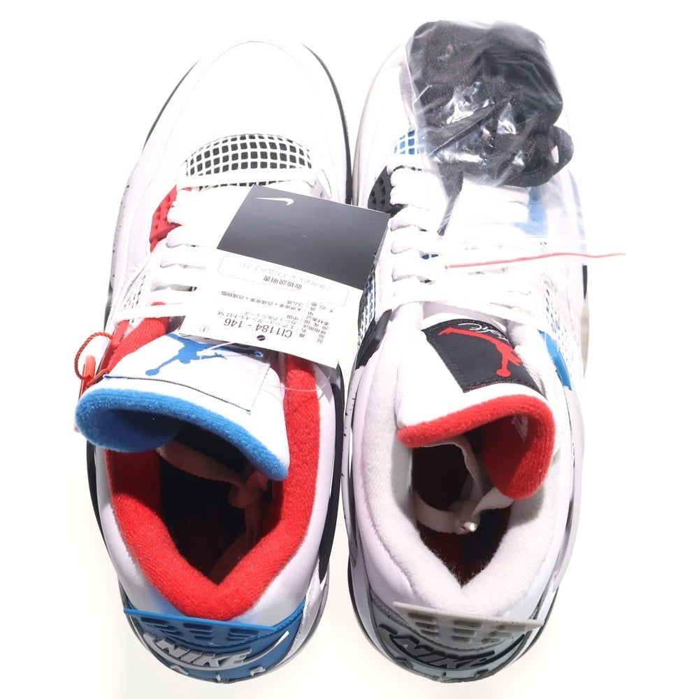 NIKE(ナイキ) AIR JORDAN 4 RETRO SE WHAT THE 4 エアジョーダン4 レトロ ワット ザ 4 ハイカットスニーカー ホワイト US9/27cm CI1184-146