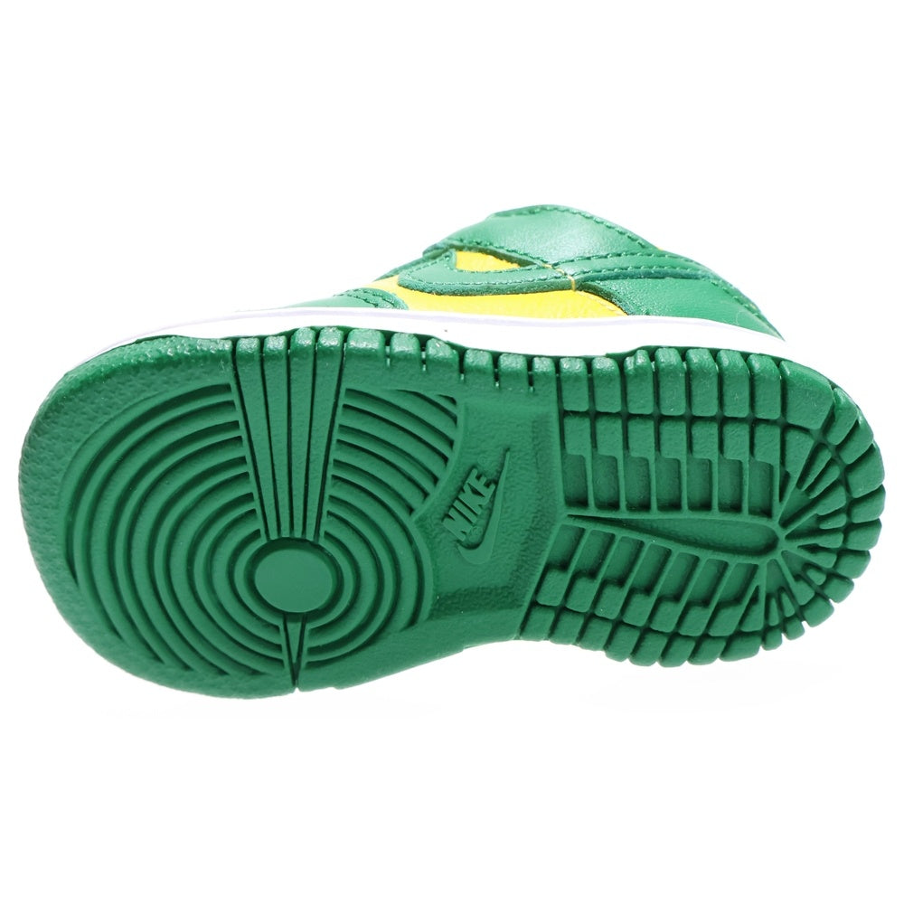 NIKE(ナイキ) TD DUNK LOW SP BRAZIL ダンク ブラジル ローカットスニーカー グリーン/イエロー キッズ 3C/9cm CW7375-700