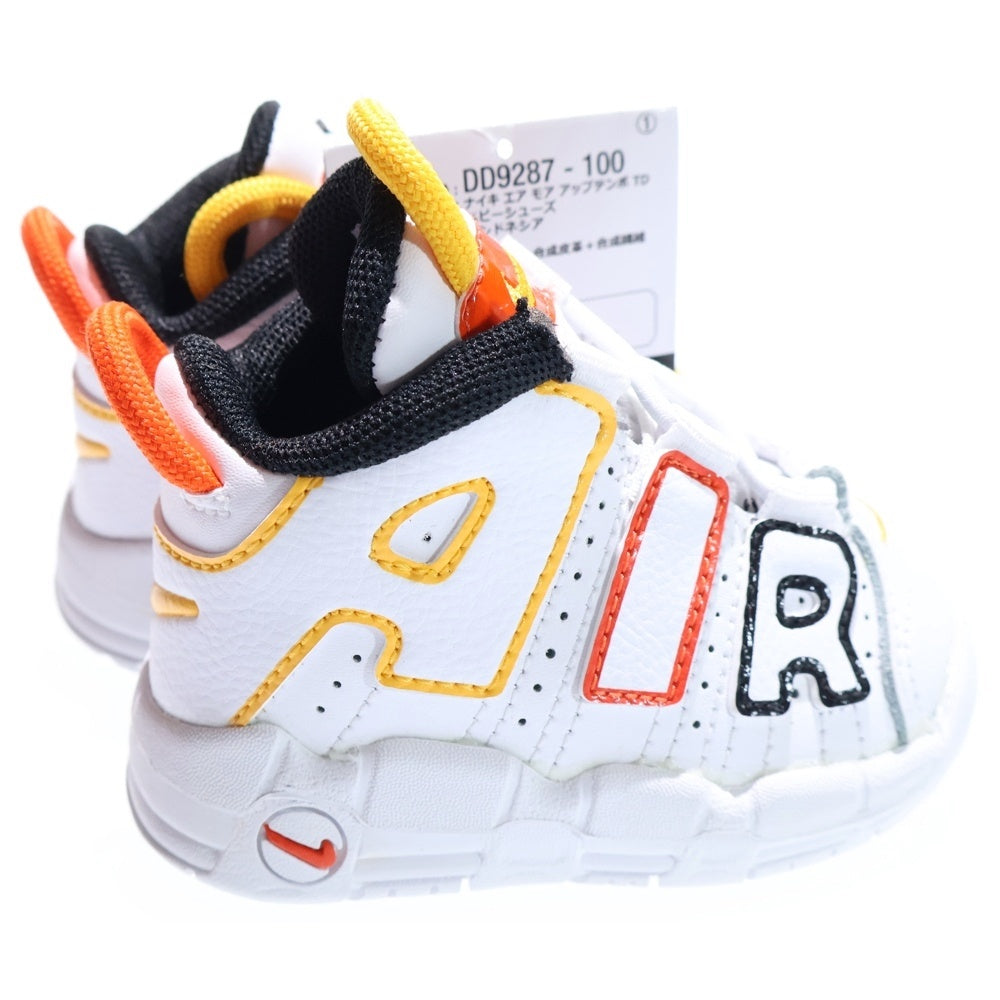 NIKE(ナイキ) TD AIR MORE UPTEMPO エア モアアップテンポ モアテン ローカットスニーカー ホワイト キッズ 3C/9cm DD9287-100