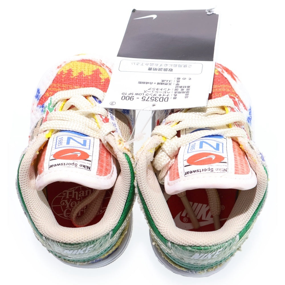 NIKE(ナイキ) TD DUNK LOW CITY MARKET ダンク シティマーケット ローカットスニーカー マルチ キッズ 3C/9cm DD3575-900