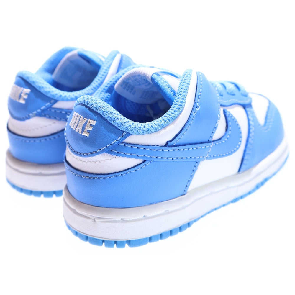 NIKE(ナイキ) TD DUNK LOW UNIVERSITY BLUE ダンク ローカットスニーカー ユニバーシティブルー ブルー キッズ 6C/12cm CW1589-103