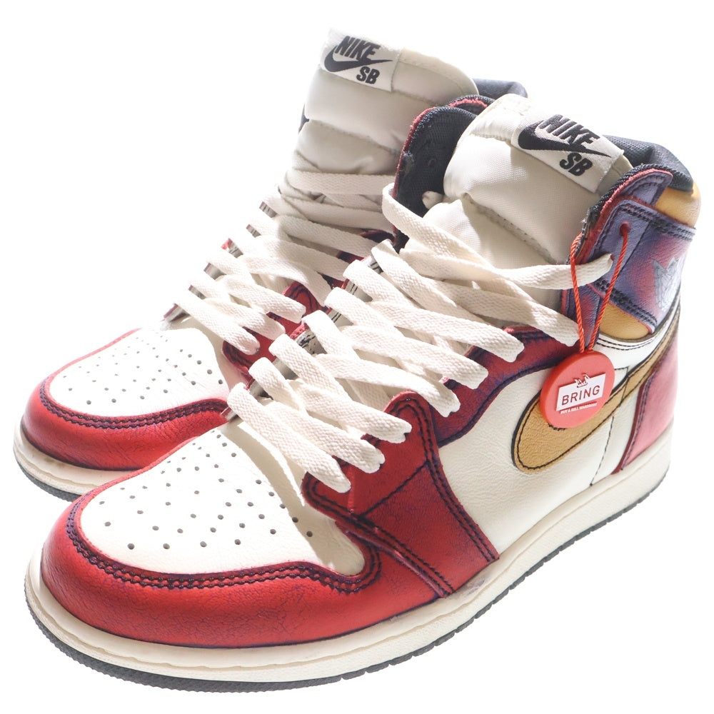 NIKE(ナイキ) AIR JORDAN 1 RETRO HIGH LA TO CHICAGO エアジョーダン1 エルエー トゥー シカゴ ハイカットスニーカー イエロー/レッド US8/26cm CD6578-507