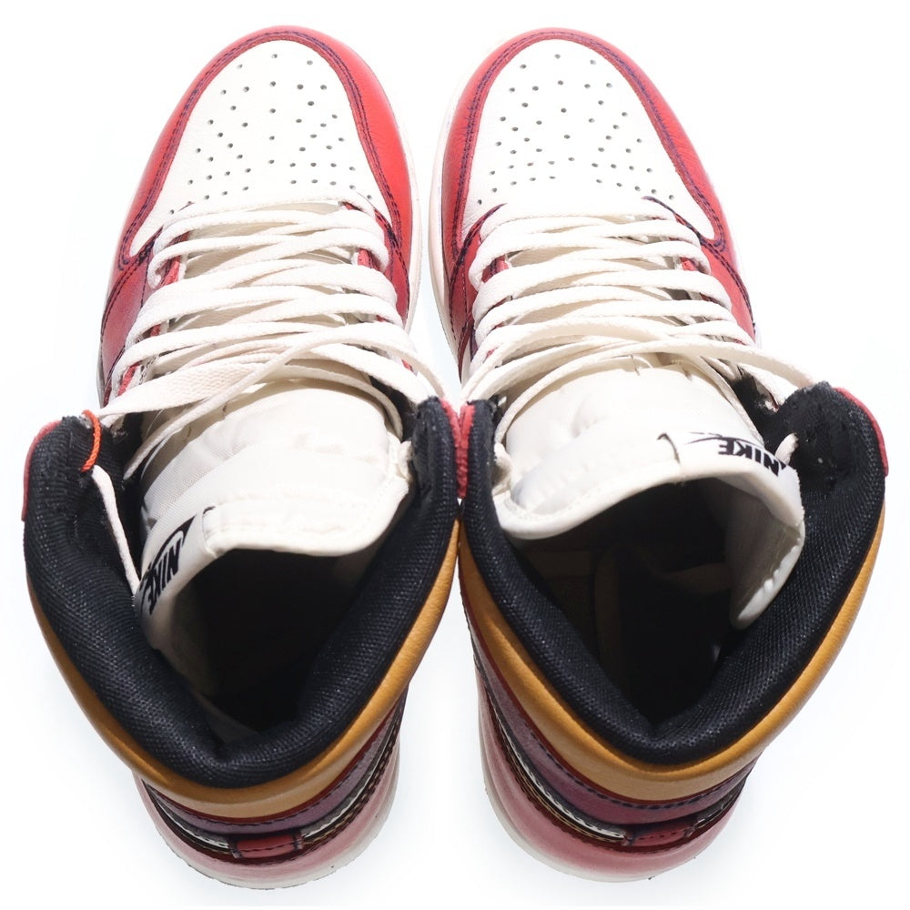 NIKE(ナイキ) AIR JORDAN 1 RETRO HIGH LA TO CHICAGO エアジョーダン1 エルエー トゥー シカゴ ハイカットスニーカー イエロー/レッド US8/26cm CD6578-507