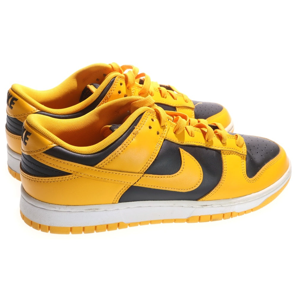 NIKE(ナイキ) DUNK LOW RETRO CHAMPIONSHIP GOLDROD ダンク レトロ チャンピオンシップ ゴールドロッド ローカットスニーカー ブラック/イエロー US10/28cm DD1391-004