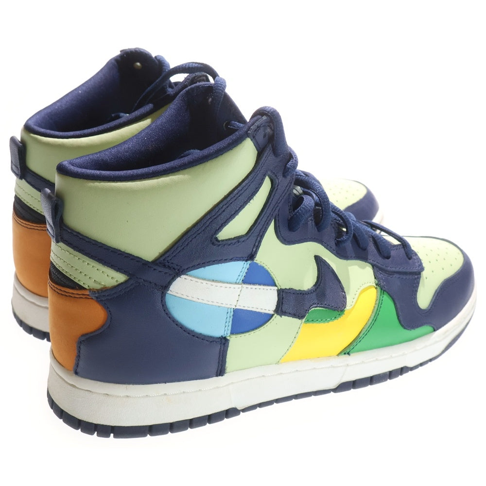 NIKE(ナイキ) WMNS DUNK HIGH LX ウィメンズ ダンク ハイカットスニーカー ネイビー/グリーン US12/29cm DQ7575-300 レディース