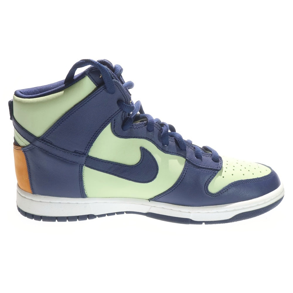 NIKE(ナイキ) WMNS DUNK HIGH LX ウィメンズ ダンク ハイカットスニーカー ネイビー/グリーン US12/29cm DQ7575-300 レディース