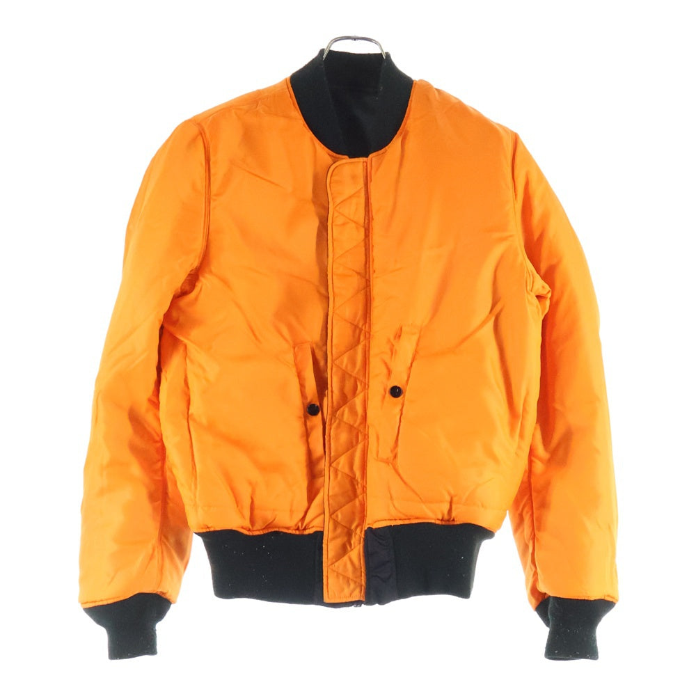 ALPHA INDUSTRIES(アルファ インダストリーズ) MA-1 リバーシブル ボンバージャケット ブラック/オレンジ MIL-J-82790J
