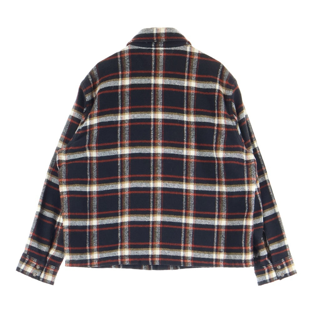 CHROME HEARTS(クロムハーツ) Y NOT WORK DOG Flannel Check Shirt ワイノット ワークドッグ クロスボールボタンダウン フランネル チェック 長袖シャツ レッド/ブラック/シルバー