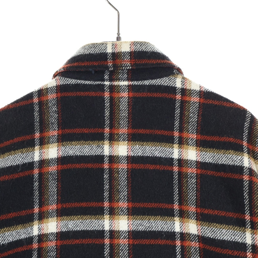 CHROME HEARTS(クロムハーツ) Y NOT WORK DOG Flannel Check Shirt ワイノット ワークドッグ クロスボールボタンダウン フランネル チェック 長袖シャツ レッド/ブラック/シルバー