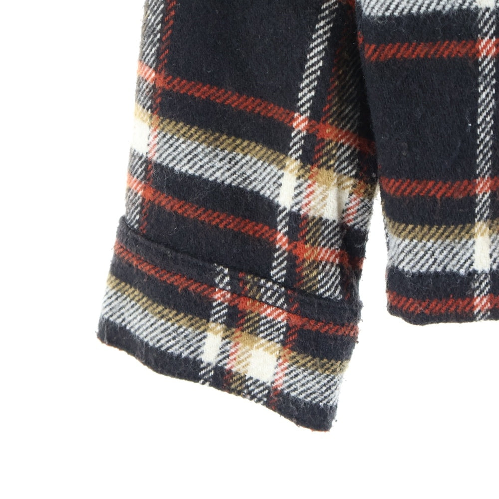 CHROME HEARTS(クロムハーツ) Y NOT WORK DOG Flannel Check Shirt ワイノット ワークドッグ クロスボールボタンダウン フランネル チェック 長袖シャツ レッド/ブラック/シルバー