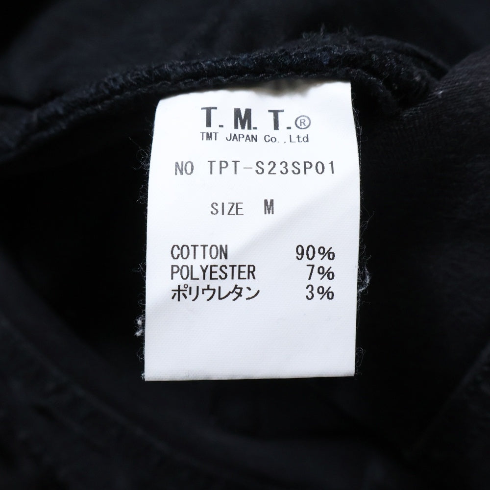 T.M.T(ティーエムティー) 23SS STRETCH COMFY DENIM PANTS ストレッチ デニムパンツ ブラック TPT-S232P01