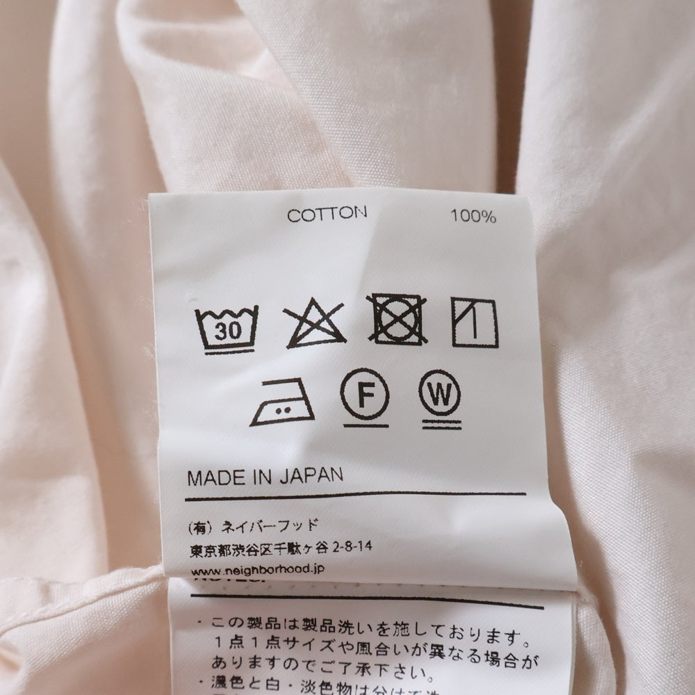 NEIGHBORHOOD(ネイバーフッド) 25SS TRAD SHIRT LS トラッド 長袖シャツ ピンク 251SPNH-SHM01