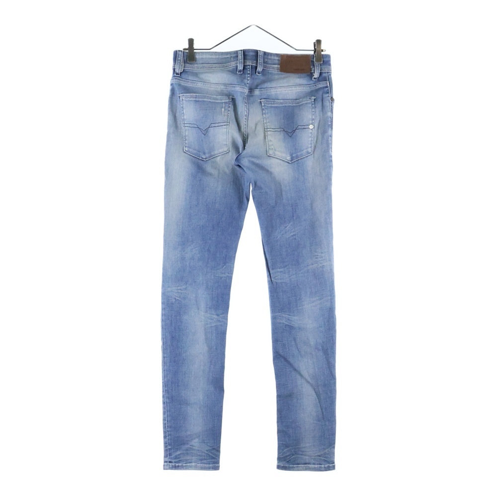 DIESEL(ディーゼル) 18SS SLEENKER スリムフィット ダメージ加工 ストレート スキニーパンツ デニムパンツ インディゴ