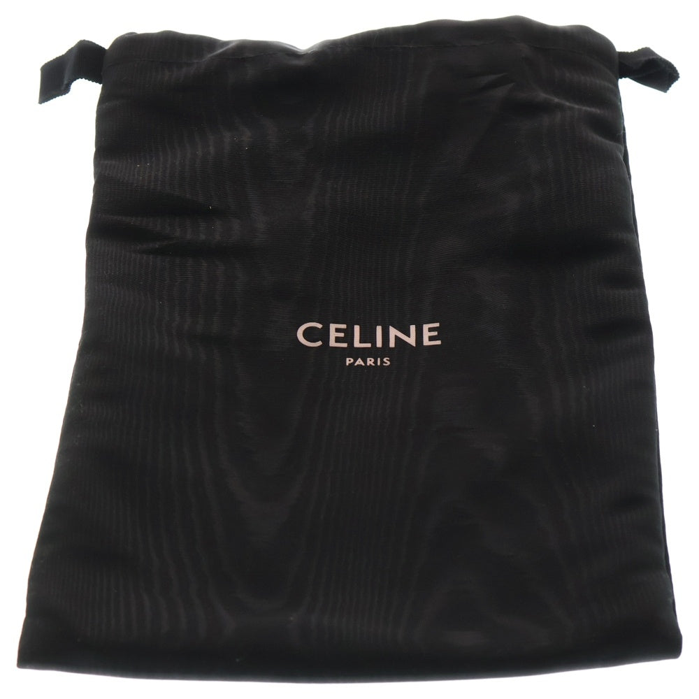 CELINE(セリーヌ) トリオンフ キュイル チェーン レザー ショルダーバッグ イエロー レディース U-LM-0212