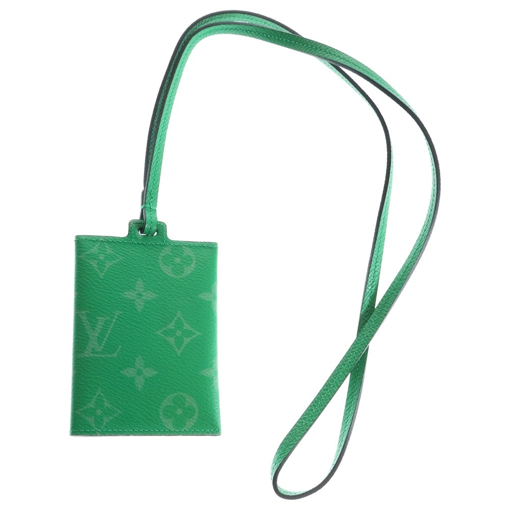 LOUIS VUITTON(ルイヴィトン) ポルト カルト オンストラップ モノグラムキャンバス カード入れ パスケース グリーン M83153 RFID レディース