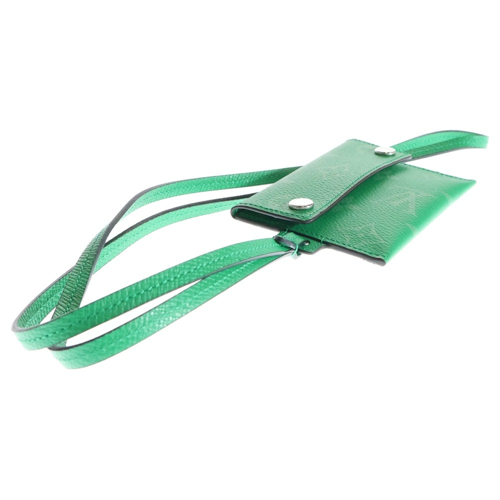 LOUIS VUITTON(ルイヴィトン) ポルト カルト オンストラップ モノグラムキャンバス カード入れ パスケース グリーン M83153 RFID レディース