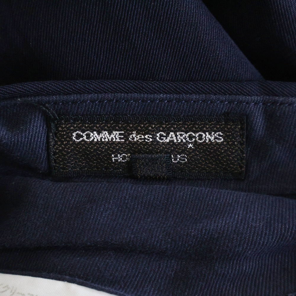 COMME des GARCONS(コムデギャルソン) 90S ウール 2タック ワイド テーパード スラックスパンツ ネイビー PP-05061L