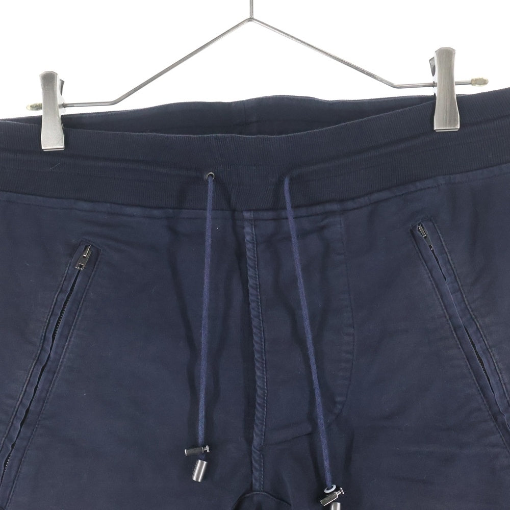 JIL SANDER(ジルサンダー) コットン ドローストリング スウェット ハーフ ショートパンツ ショーツ ネイビー 709014