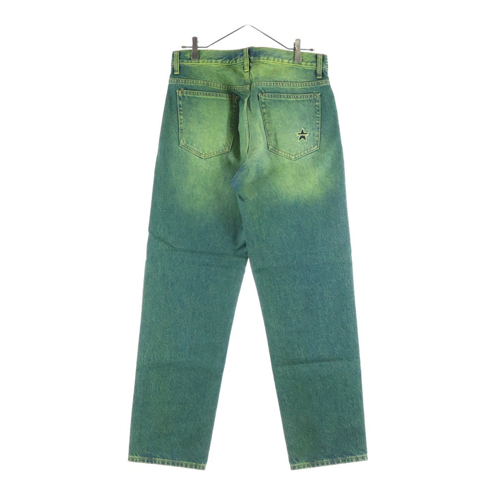 SUPREME(シュプリーム) 23AW Regular Jean Overspray Green レギュラー