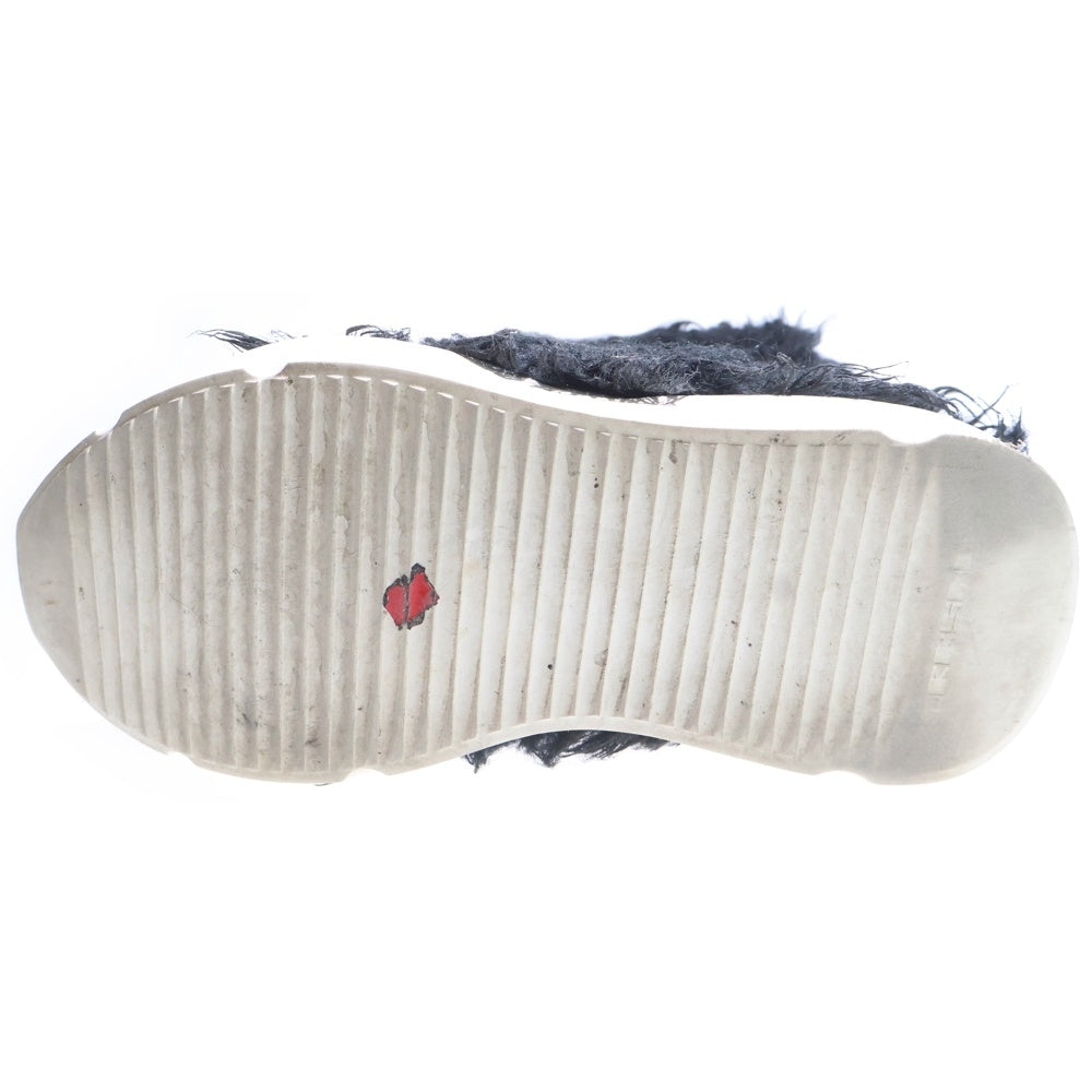 DRKSHDW(ダークシャドウ) FOGACHINE SNEAKS FUR BOOTS フォガチン ファー ハイカットスニーカー ブーツ ブラック DU02B4814-FF