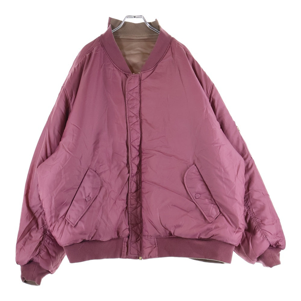 VETEMENTS(ヴェトモン) 18SS ×ALPHAINDUSTRIES アルファインダストリーズ MA-1 再構築リバーシブル ボンバージャケット ブルゾン ピンク WAH18JA18