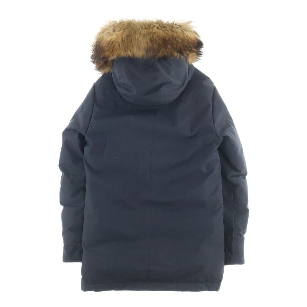 PYRENEX(ピレネックス) 19AW ANNECY FUR ジップアップ ファー付き ナイロン ダウンジャケット ブラック CFJPN1800015
