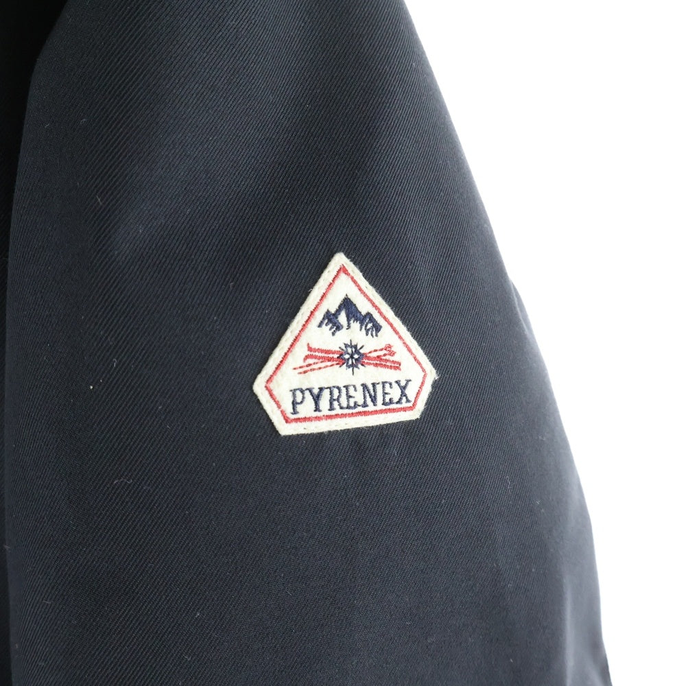 PYRENEX(ピレネックス) 19AW ANNECY FUR ジップアップ ファー付き ナイロン ダウンジャケット ブラック CFJPN1800015
