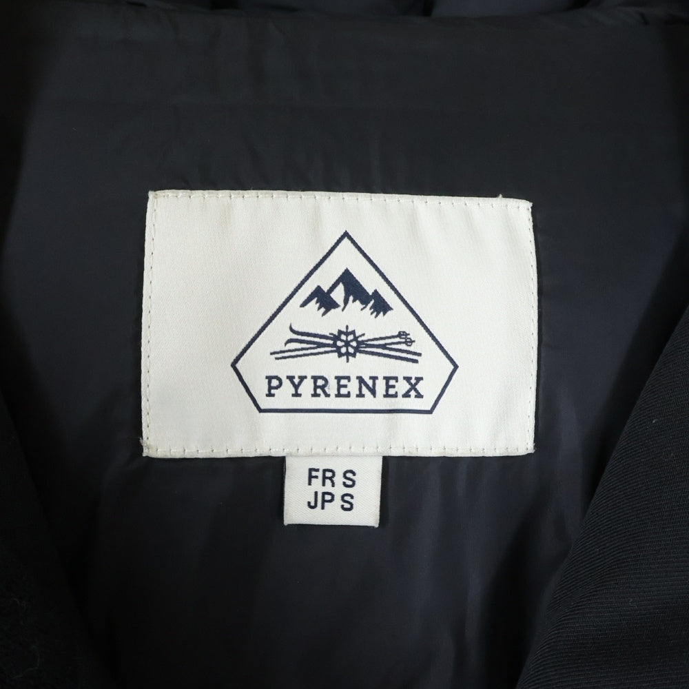 PYRENEX(ピレネックス) 19AW ANNECY FUR ジップアップ ファー付き ナイロン ダウンジャケット ブラック CFJPN1800015