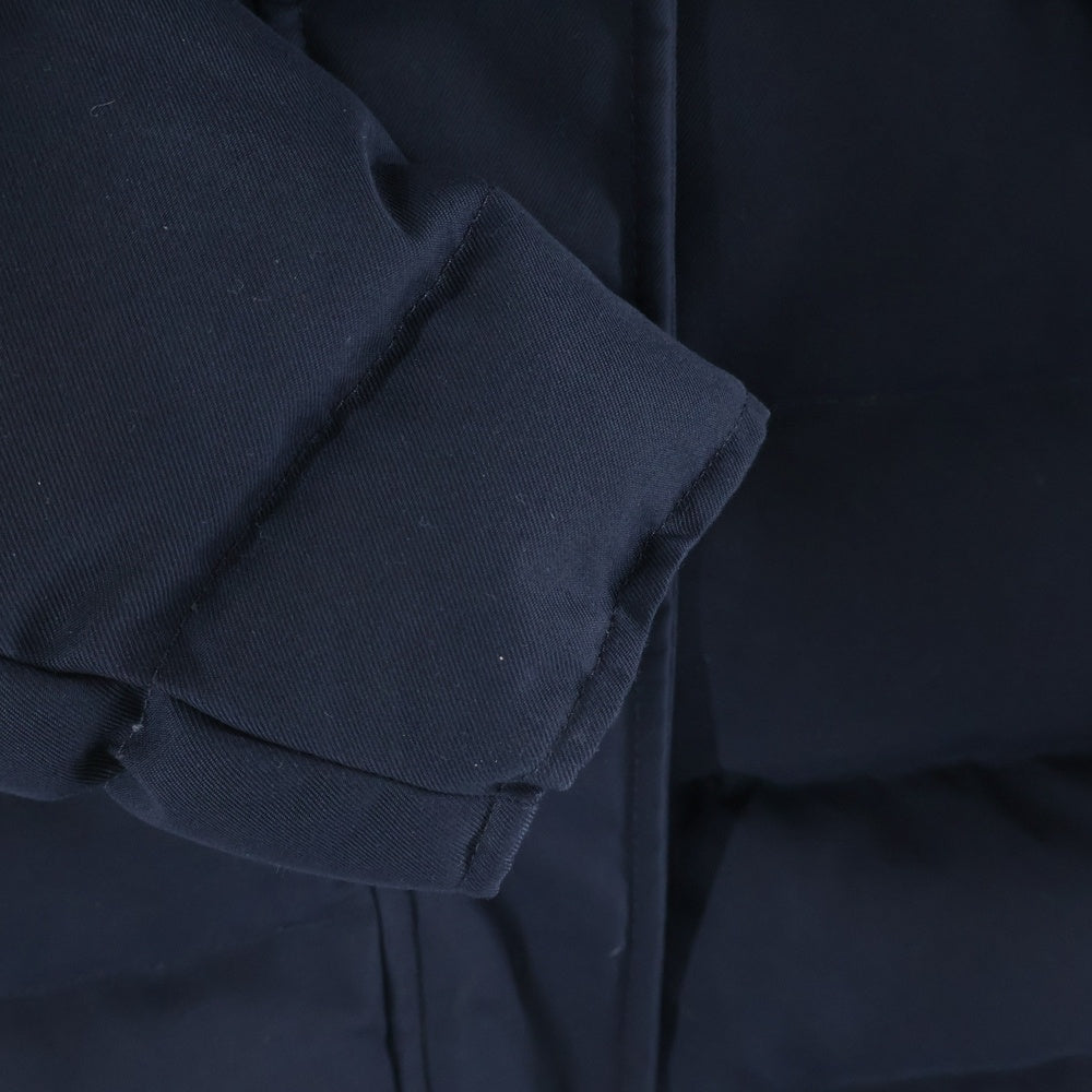PYRENEX(ピレネックス) 19AW GRENOBLE グルノーブル ジップアップ ファー付き ナイロンダウンジャケット ネイビー HWK037P4004WT3 レディース