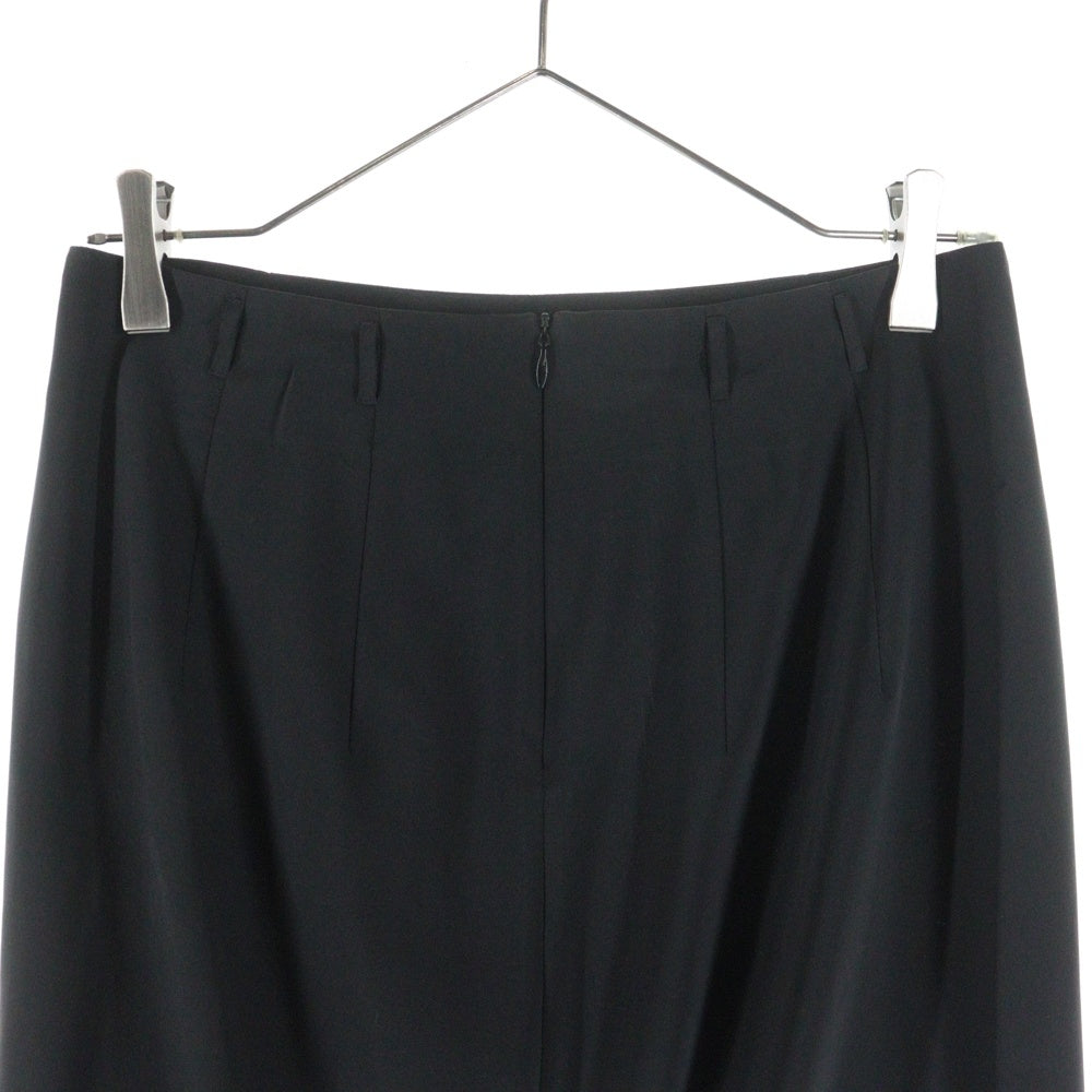 JIL SANDER(ジルサンダー) バックジップ ロングスカート ブラック レディース