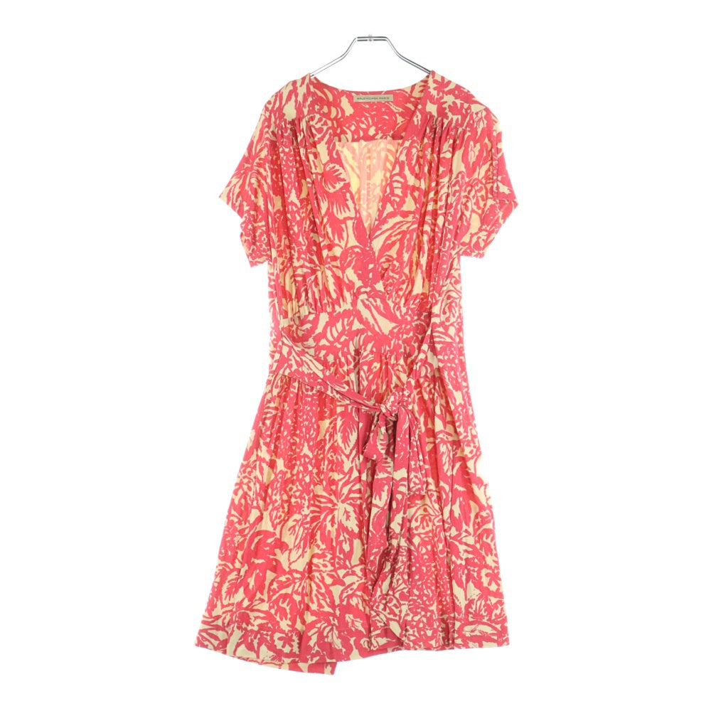 BALENCIAGA(バレンシアガ) 10SS 総柄 半袖 ワンピース ピンク/ベージュ 259697 TU933 レディース