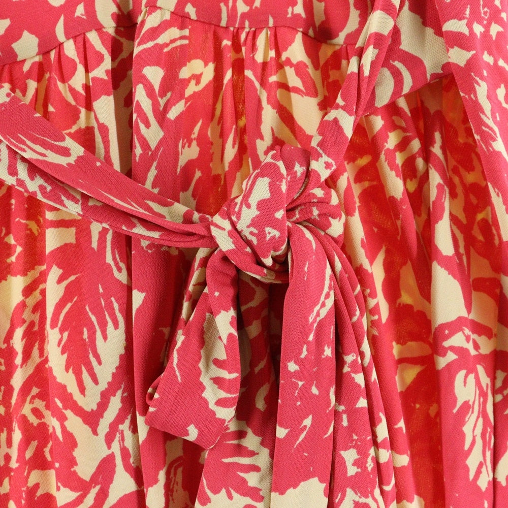 BALENCIAGA(バレンシアガ) 10SS 総柄 半袖 ワンピース ピンク/ベージュ 259697 TU933 レディース