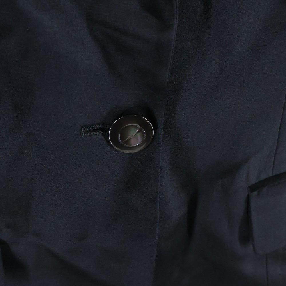 GUCCI(グッチ) レインウール 1B シングルテーラードジャケット ブラック レディース