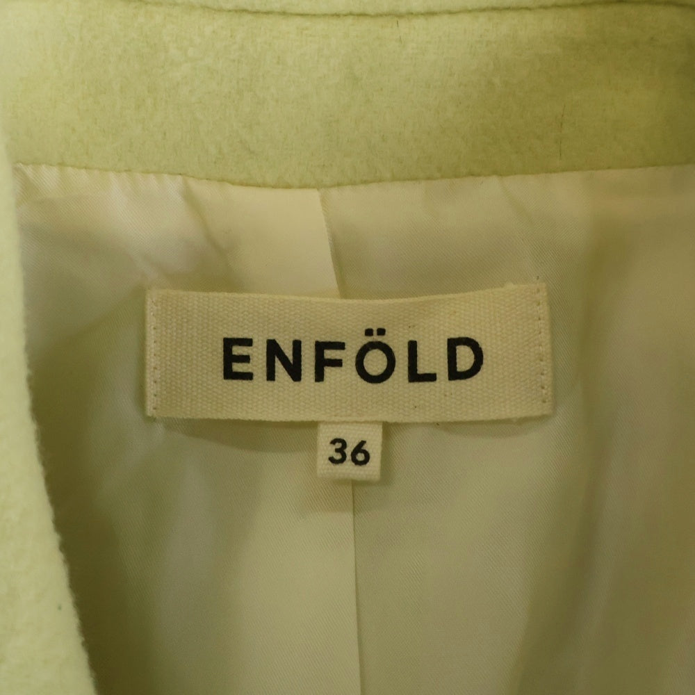 ENFOLD(エンフォルド) ウール チェスターコート キナリ レディース