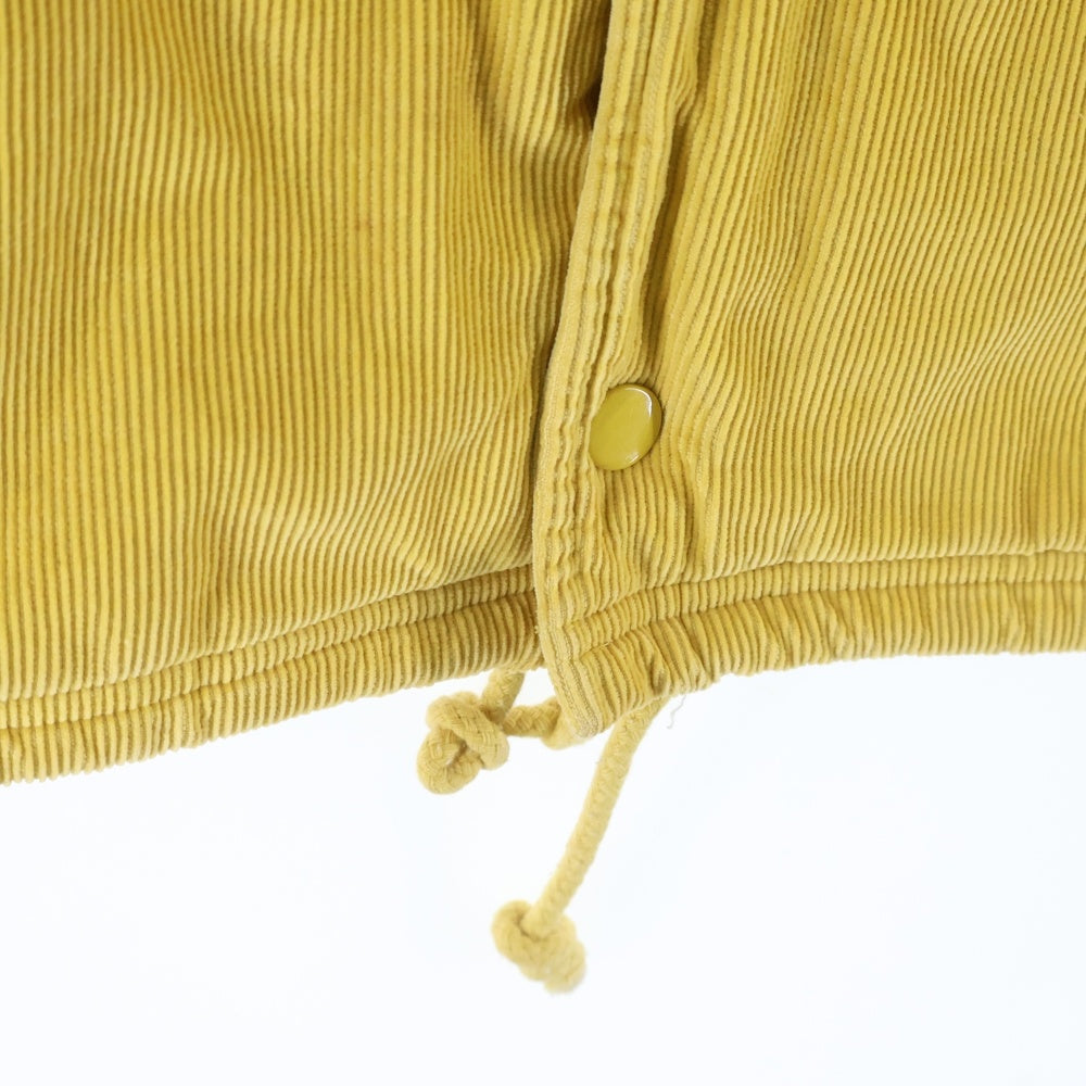 SUPREME(シュプリーム) 11AW Arch Logo Corduroy Coaches Jacket バックアーチロゴ ドローコード コーデュロイ コーチジャケット ブルゾン イエロー