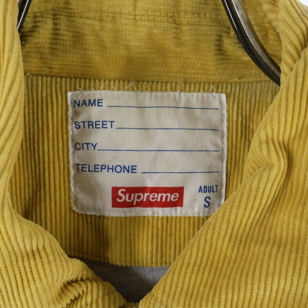 SUPREME(シュプリーム) 11AW Arch Logo Corduroy Coaches Jacket