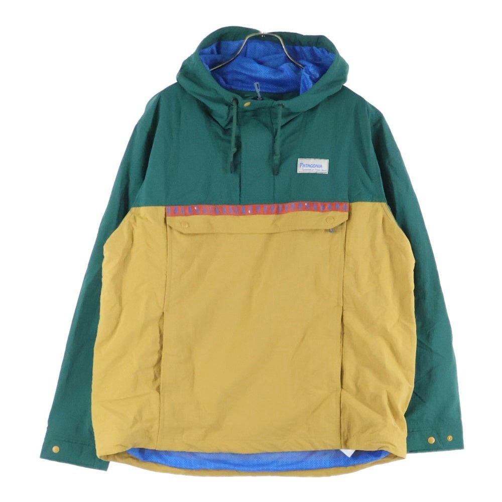 PATAGONIA(パタゴニア) 24SS Isthmus Anorak Pullover イスマス リサイクルナイロン ハーフジップ アノラック プルオーバージャケット グリーン/ベージュ 26515SP24