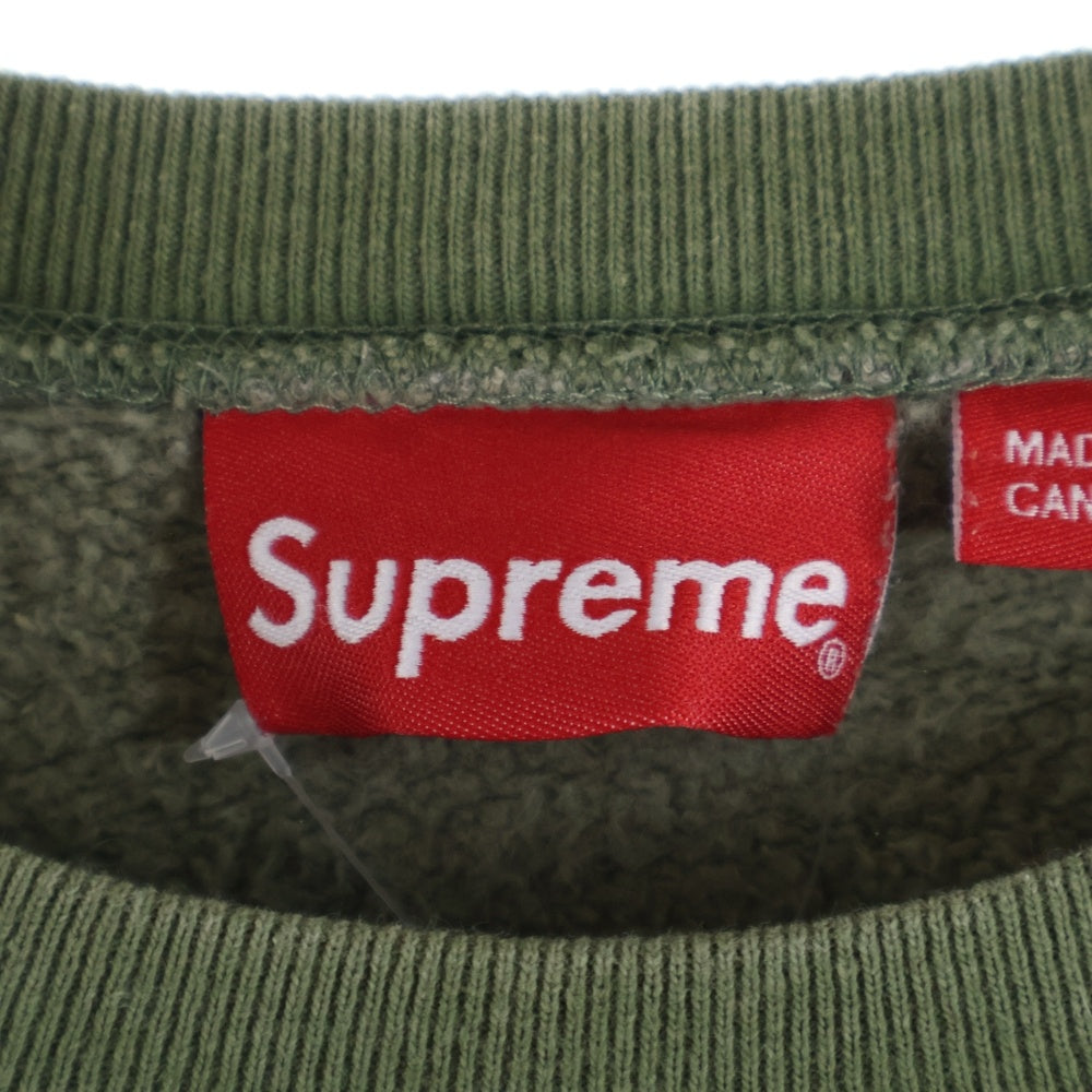 SUPREME(シュプリーム) 15AW Box Logo Crewneck カモフラージュ 迷彩 ボックスロゴ クルーネック スウェット トレーナー カーキ