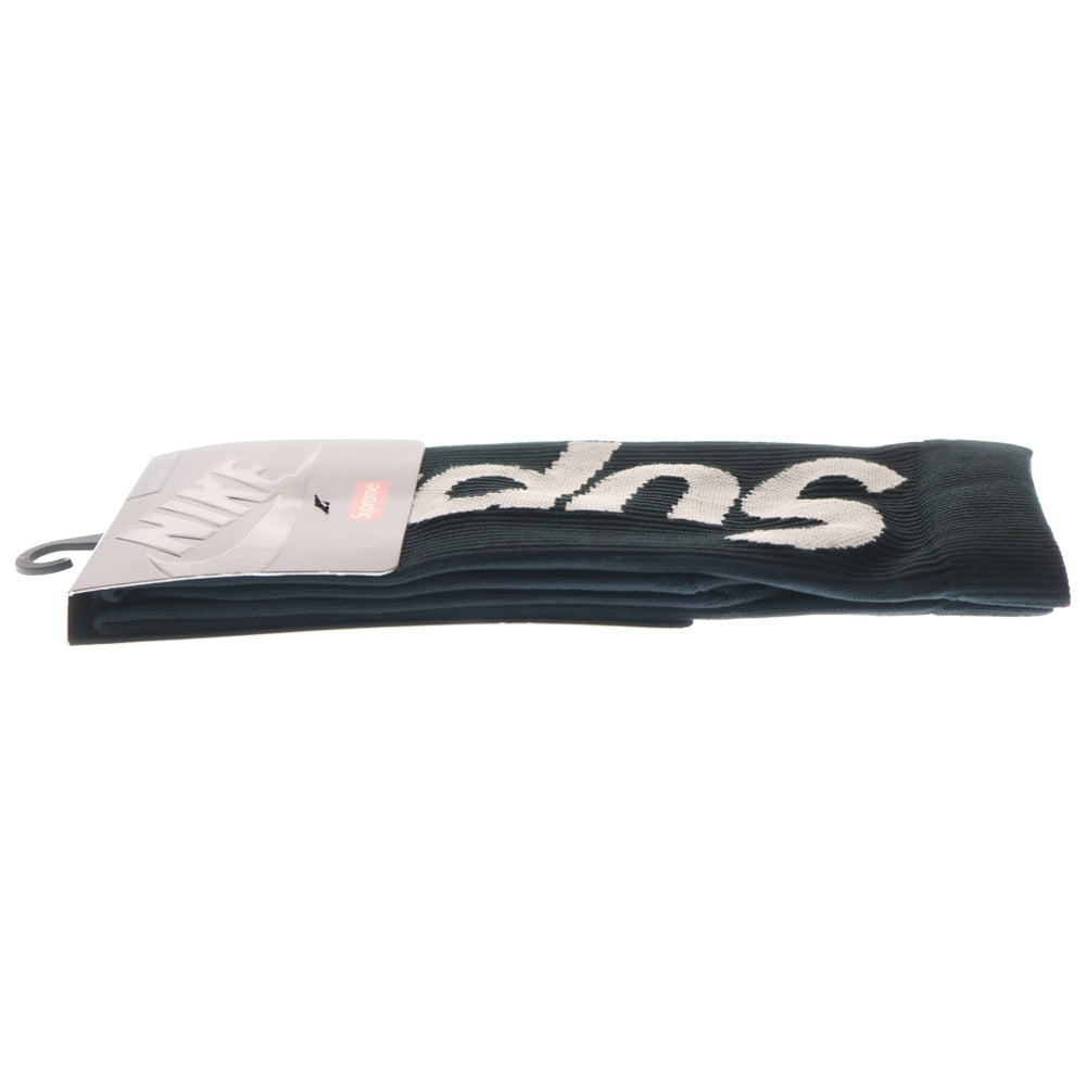 SUPREME(シュプリーム) 21SS ×NIKE Lightweight Crew Socks ナイキ ロゴ ライトウェイト クルー ソックス 靴下 ブラック CU9069-010