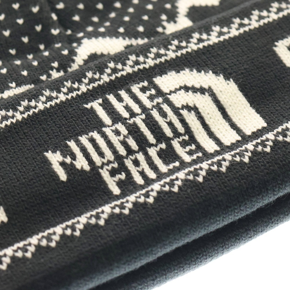 SUPREME(シュプリーム) 18AW ×THE NORTH FACE Expedition Fold Beanie ノースフェイス ロゴ フォールド ビーニー ニット帽 帽子 ブラック NN41803I